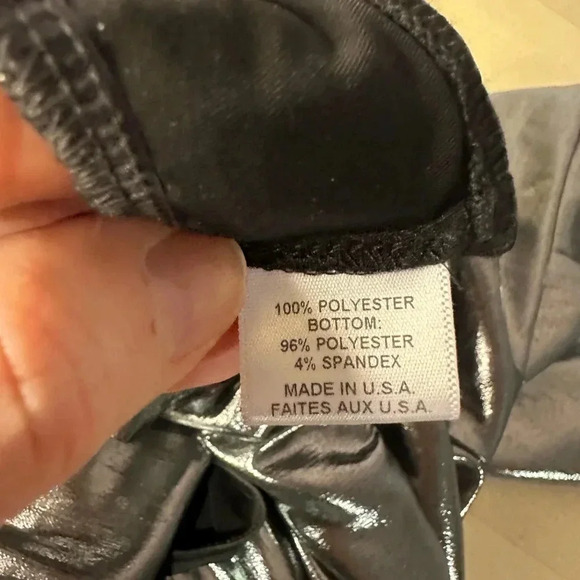 MISA Los Angeles Bodysuit in Silver Bianca Size Small - Picture 7 of 8